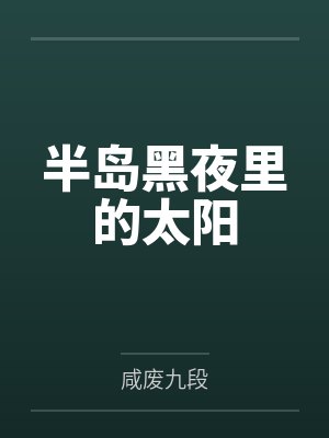 半岛黑夜里的太阳