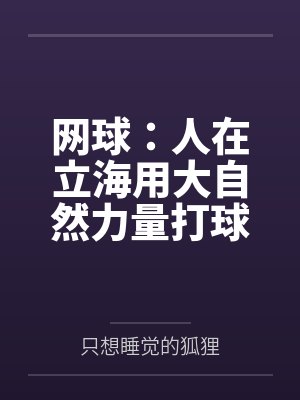 网球：人在立海用大自然力量打球
