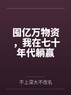 囤亿万物资，我在七十年代躺赢