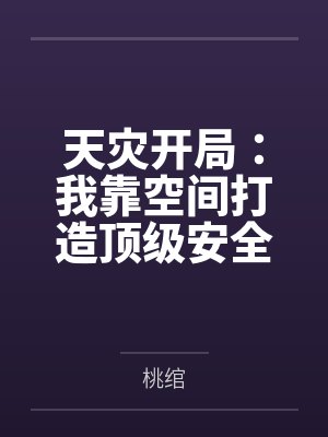 天灾开局:我靠空间打造顶级安全屋