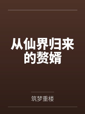 从仙界归来的赘婿