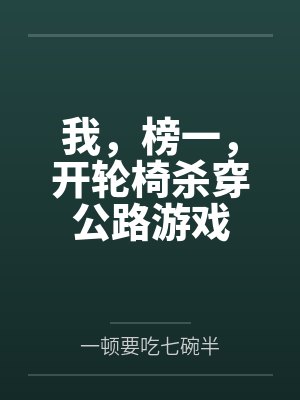 我，榜一，开轮椅杀穿公路游戏