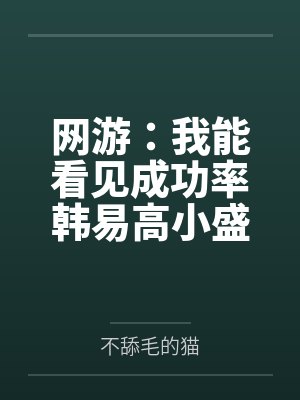 网游:我能看见成功率韩易高小盛