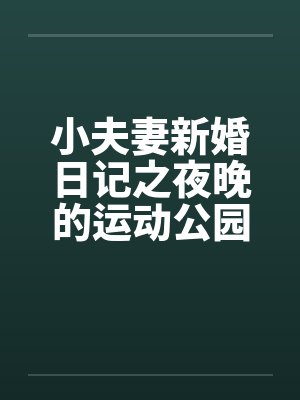 小夫妻新婚日记之夜晚的运动公园