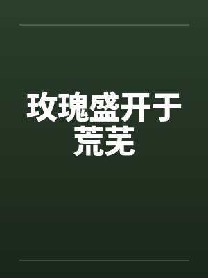 玫瑰盛开于荒芜