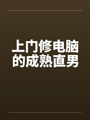 上门修电脑的成熟直男