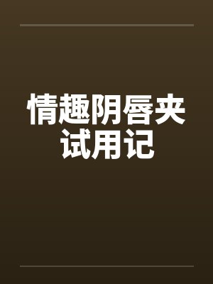 情趣阴唇夹试用记