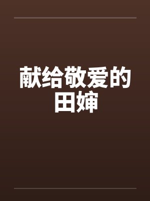 献给敬爱的田婶