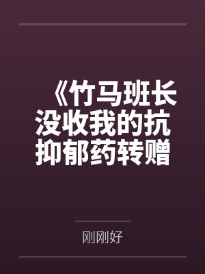《竹马班长没收我的抗抑郁药转赠班花，重生后我发疯给了他一巴掌》