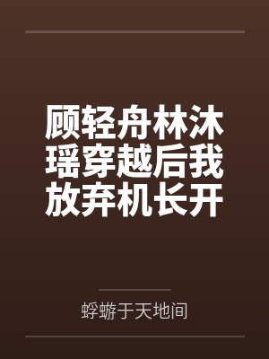 顾轻舟林沐瑶穿越后我放弃机长开民航全文