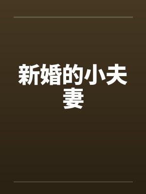 新婚的小夫妻