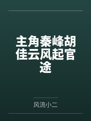 主角秦峰胡佳云风起官途